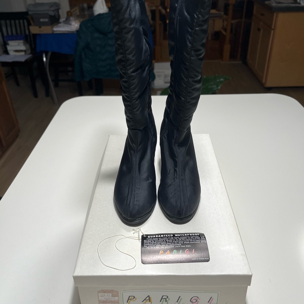 Parigi Waterproof Black Winter Boots 8M